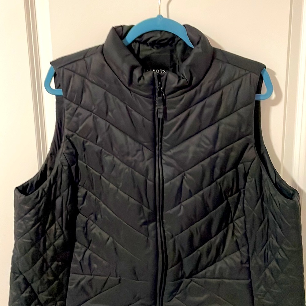 Talbots Plus Long Puffer Vest